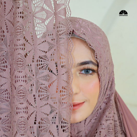 UNIVERSA Mukena - ROSEWOOD, Mukena Silk Premium | Mukena Dewasa | Mukena Mahar/Seserahan