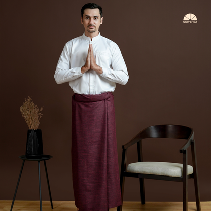 Sarung Maroon