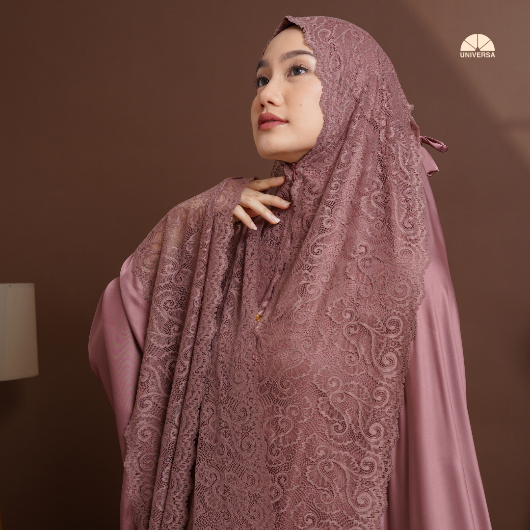 Mukena - ROSEWOOD, Mukena 2in1 Silk Premium