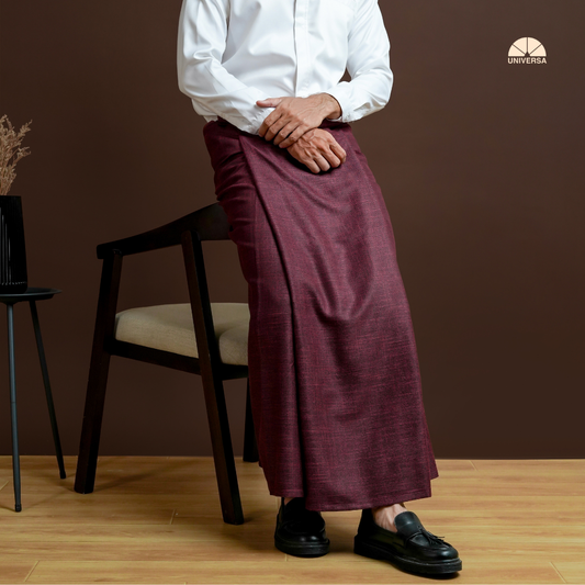 Sarung Maroon