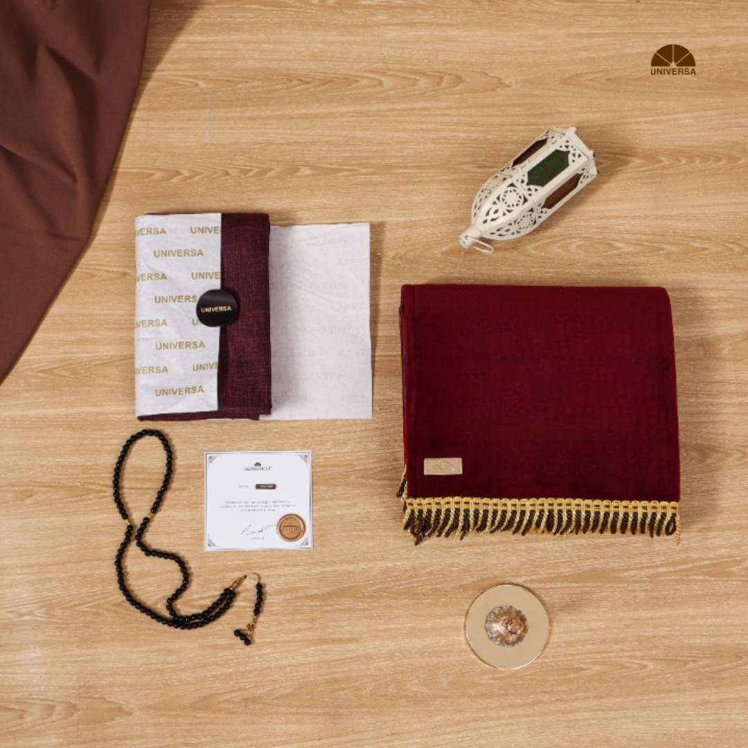 Hampers Ibadah Pria 3in1 - MAROON