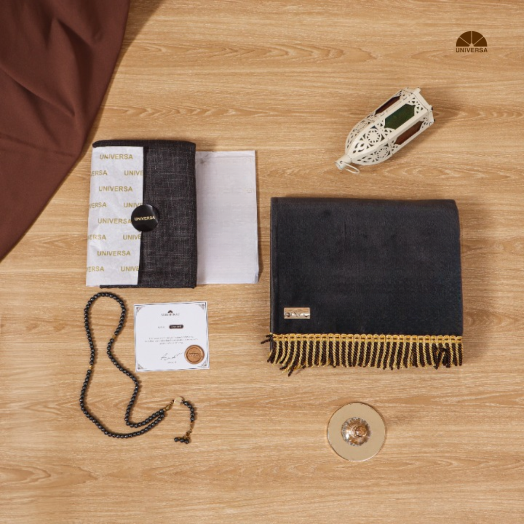 Hampers Ibadah Pria 3in1 - DARK GREY
