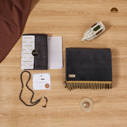 Hampers Ibadah Pria 3in1 - DARK GREY