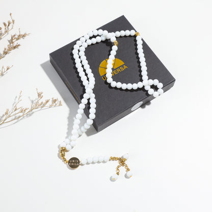 Tasbih White 99